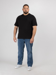 Tee-shirt Noir Tommy Hilfiger Grande Taille noir homme grande taille - Capelstore