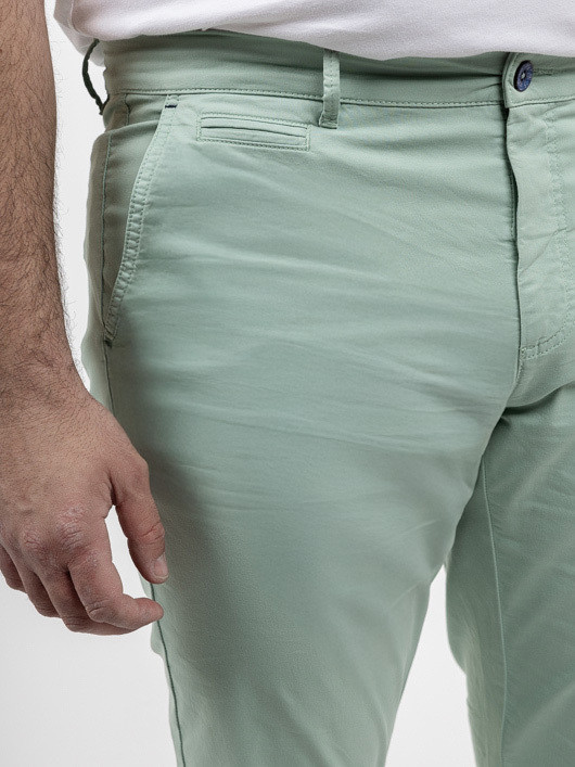 Pantalon Alex Vert Clair Capel Grande Taille homme grande taille - Capelstore