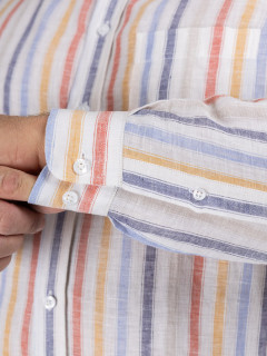 Chemise Ralph Lin Raye Capel Capel Grande Taille  homme grande taille - Capelstore