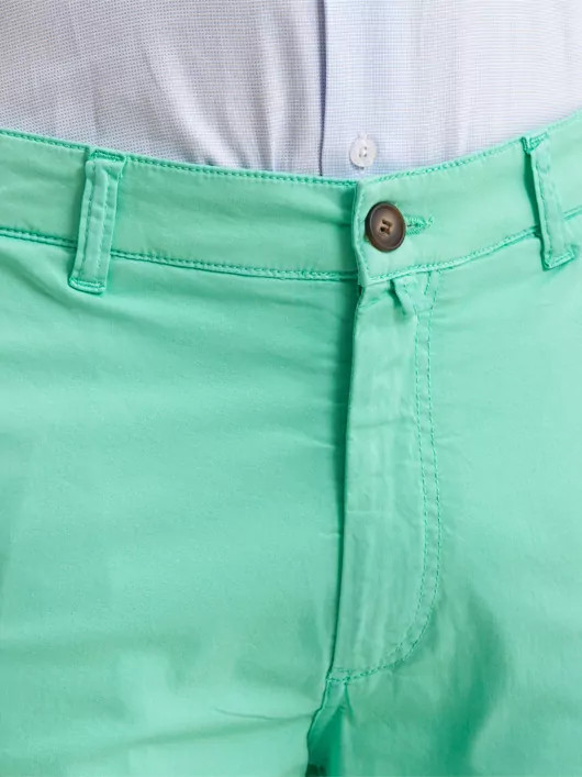 Chino Uni Vert Capel Grandes Tailles