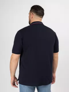 Polo Marine Tommy Hilfiger Grande Taille marine homme grande taille - Capelstore