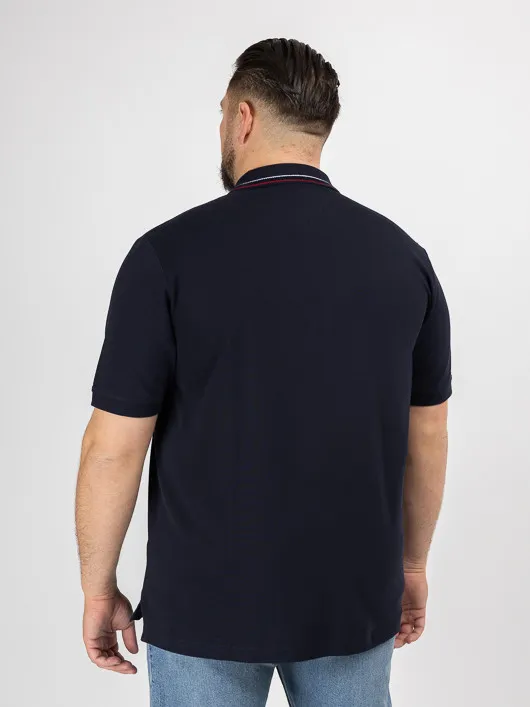 Polo Marine Tommy Hilfiger Grande Taille marine homme grande taille - Capelstore