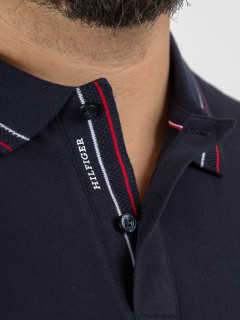 Polo Marine Tommy Hilfiger Grande Taille marine homme grande taille - Capelstore