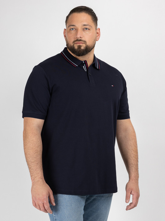Polo Marine Tommy Hilfiger Grande Taille marine homme grande taille - Capelstore