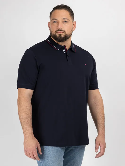 Polo Marine Tommy Hilfiger Grande Taille marine homme grande taille - Capelstore