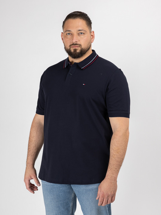 Polo Marine Tommy Hilfiger Grande Taille marine homme grande taille - Capelstore