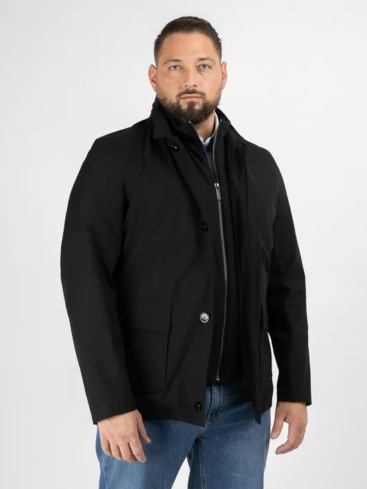 Parka Bugatti Rain Series Grande Taille noir homme grande taille - Capelstore