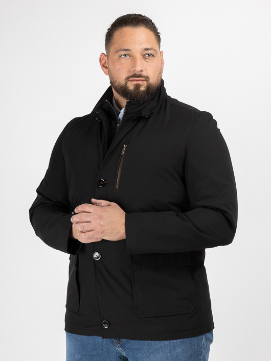 Parka Bugatti Rain Series Grande Taille noir homme grande taille - Capelstore