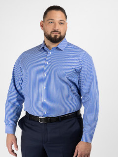 Chemise Rayee Max Capel Capel Grande Taille bleu homme grande taille - Capelstore