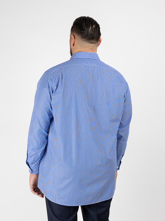 Chemise Rayee Max Capel Capel Grande Taille bleu homme grande taille - Capelstore
