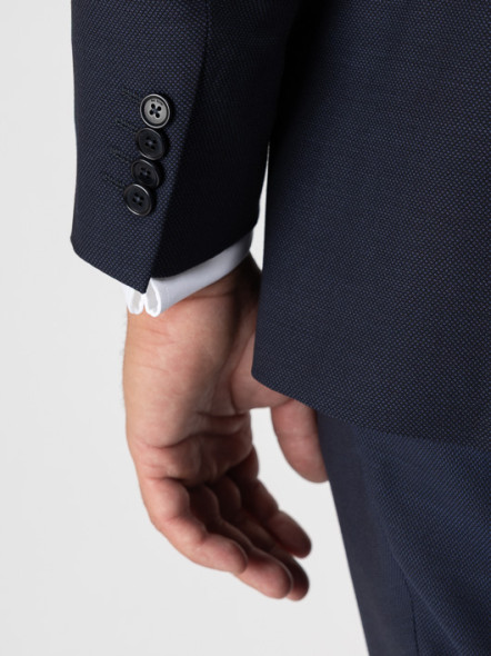 Veste Marine Grands Drapiers Grande Taille