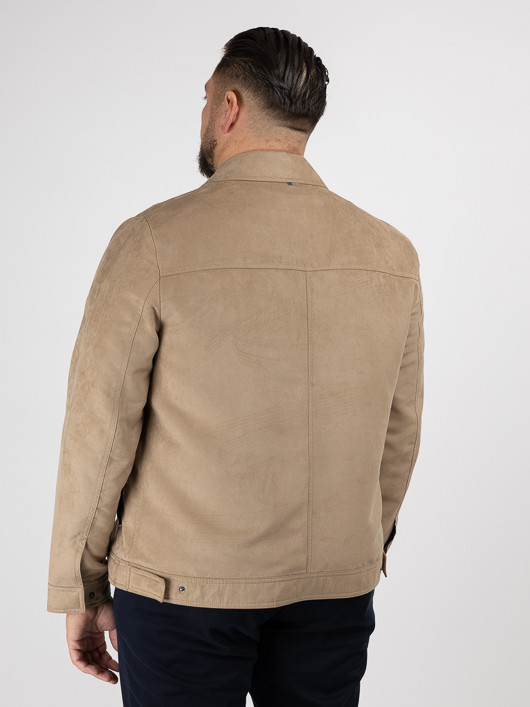 Blouson Beige Bugatti Grande Taille beige homme grande taille - Capelstore