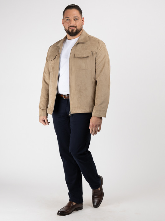 Blouson Beige Bugatti Grande Taille beige homme grande taille - Capelstore