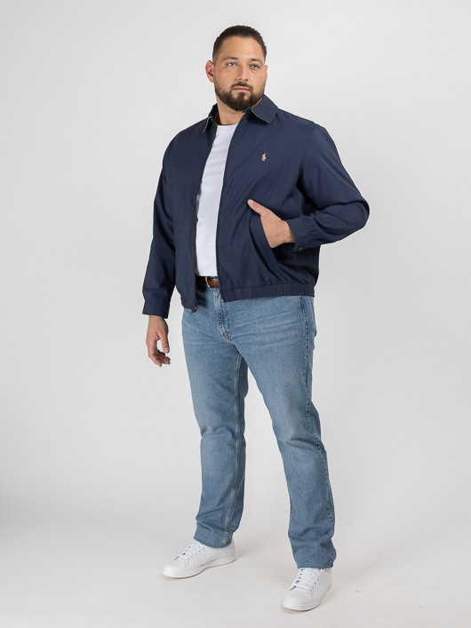 Blouson Marine Ralph Lauren Grande Taille marine homme grande taille - Capelstore