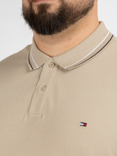 Polo Beige Tommy Hilfiger Grande Taille beige homme grande taille - Capelstore