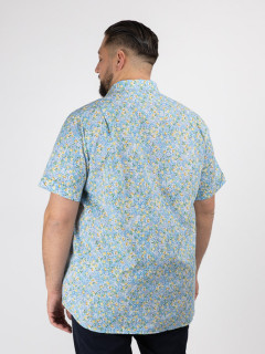 Chemisette Gianno Citrons Capel Grande Taille bleu/jaune/vert homme grande taille - Capelstore