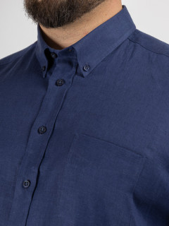Chemisette Zack Lin Marine Capel Grande Taille  homme grande taille - Capelstore