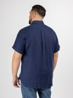 Chemisette Zack Lin Marine Capel Grande Taille  homme grande taille - Capelstore