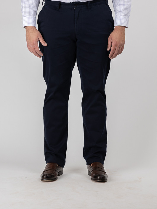 Chino Marine Tommy Hilfiger Grande Taille marine homme grande taille - Capelstore