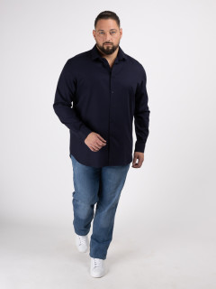 Chemise Marine Max/leo Capel Capel Grande Taille marine homme grande taille - Capelstore