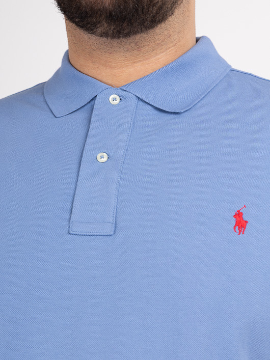 Polo Bleu Ralph Lauren Grande Taille bleu homme grande taille - Capelstore