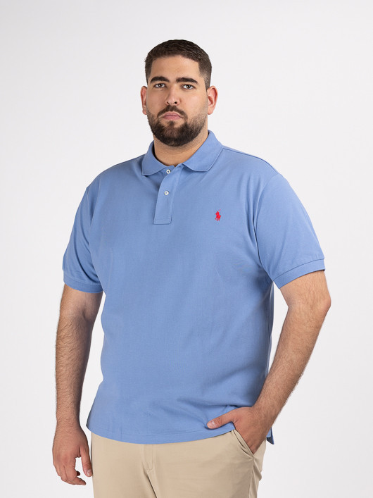 Polo Bleu Ralph Lauren Grande Taille bleu homme grande taille - Capelstore