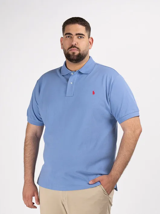 Polo Bleu Ralph Lauren Grande Taille bleu homme grande taille - Capelstore