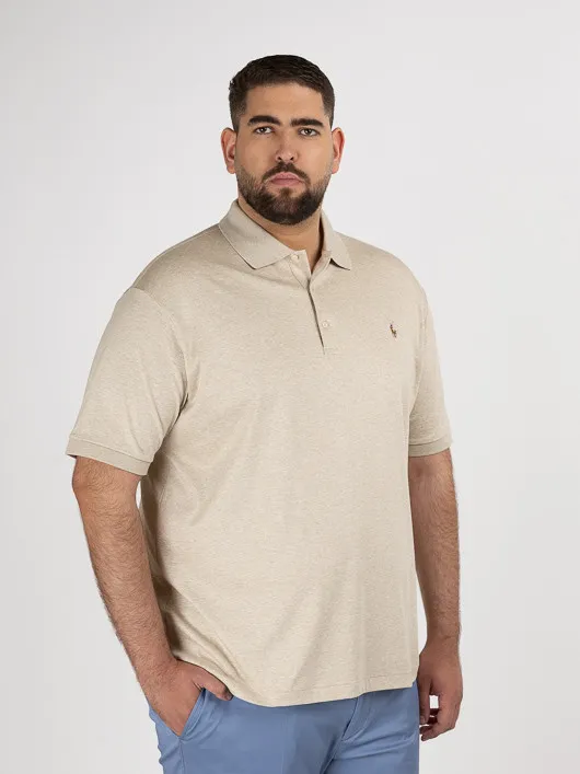 Polo Beige Ralph Lauren Grande Taille beige homme grande taille - Capelstore