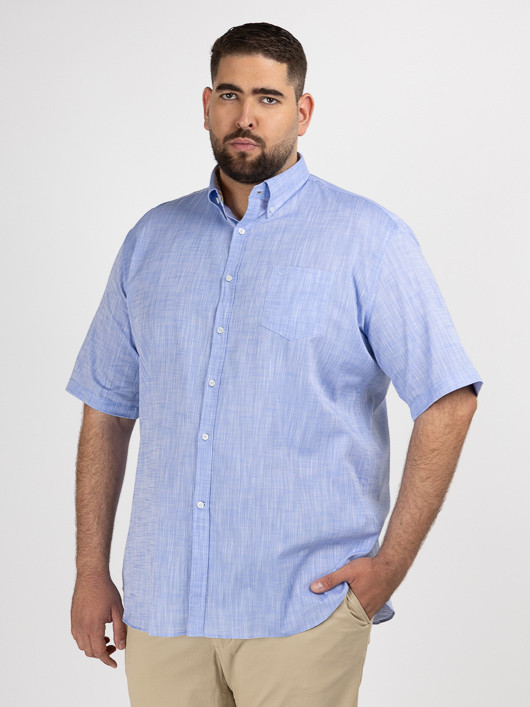 Chemisette Bleue Paul & Shark Grande Taille bleu ciel homme grande taille - Capelstore
