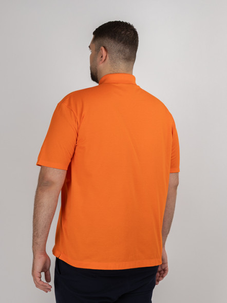 Polo Pique Orange Paul & Shark Grande Taille