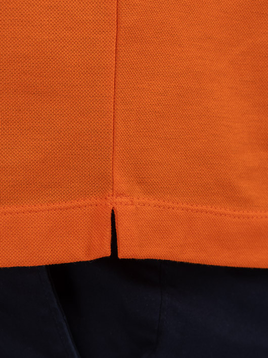 Polo Pique Orange Paul & Shark Grande Taille homme grande taille - Capelstore
