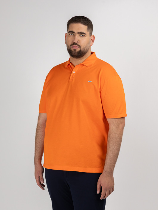 Polo Pique Orange Paul & Shark Grande Taille  homme grande taille - Capelstore