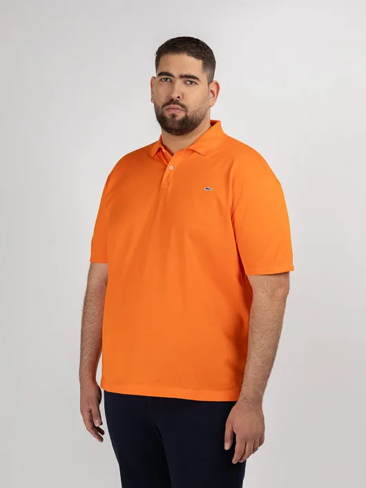 Polo Pique Orange Paul & Shark Grande Taille  homme grande taille - Capelstore