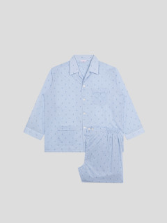 Pyjama Abeilles Derek Rose Grande Taille bleu homme grande taille - Capelstore