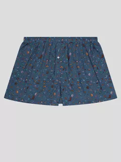 Calecon Poissons Derek Rose Grande Taille bleu/multicolore homme grande taille - Capelstore