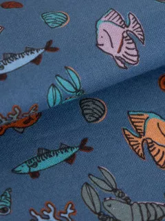 Calecon Poissons Derek Rose Grande Taille bleu/multicolore homme grande taille - Capelstore