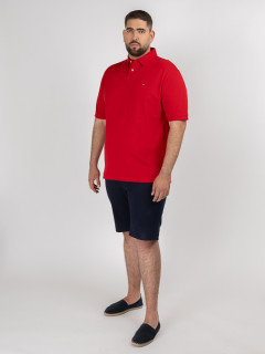 Polo Rouge Tommy Hilfiger Grande Taille rouge homme grande taille - Capelstore