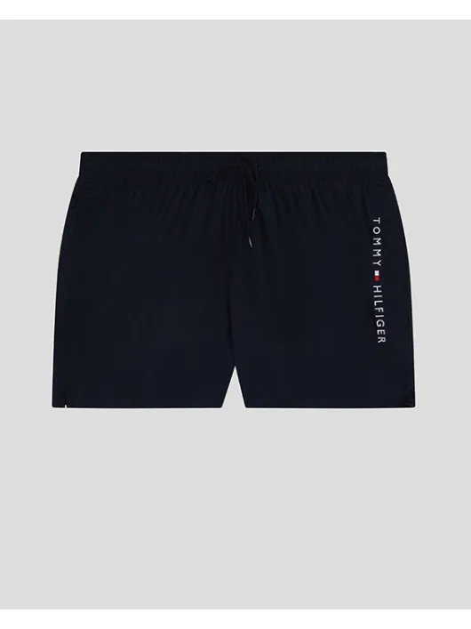 Maillot Bain Uni Marine Tommy Hilfiger Grande Taille marine homme grande taille - Capelstore