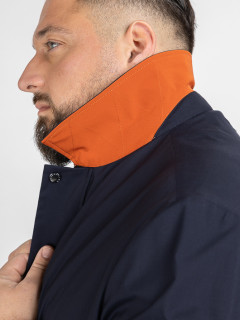 Parka Marine Tissu Loro Piana Paul & Shark Grande Taille marine homme grande taille - Capelstore