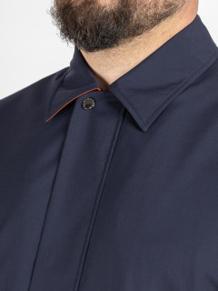 Parka Marine Tissu Loro Piana Paul & Shark Grande Taille marine homme grande taille - Capelstore