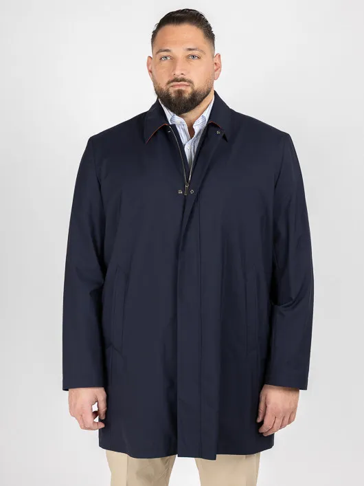 Parka Marine Tissu Loro Piana Paul & Shark Grande Taille marine homme grande taille - Capelstore