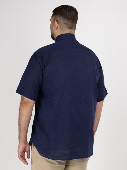 Chemisette Marine Paul & Shark Grande Taille marine homme grande taille - Capelstore