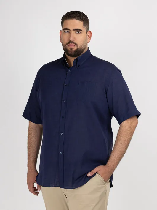 Chemisette Marine Paul & Shark Grande Taille marine homme grande taille - Capelstore
