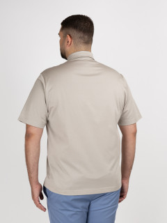 Polo Beige Coton Mercerise Capel Grande Taille beige homme grande taille - Capelstore