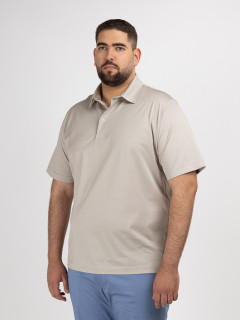 Polo Beige Coton Mercerise Capel Grande Taille beige homme grande taille - Capelstore