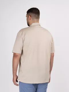 Polo Pique Beige Paul & Shark Grande Taille  homme grande taille - Capelstore