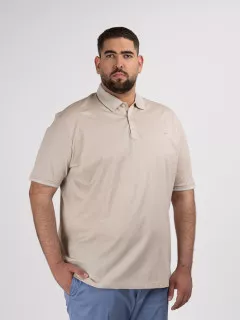 Polo Pique Beige Paul & Shark Grande Taille  homme grande taille - Capelstore