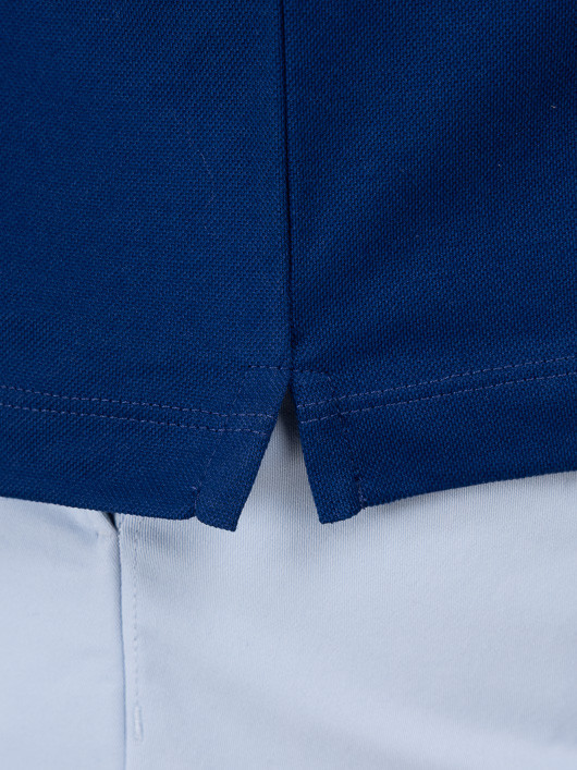 Polo Pique Navy Paul & Shark Grande Taille marine homme grande taille - Capelstore