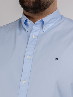 Chemise Popeline Bleue Tommy Hilfiger Grande Taille bleu ciel homme grande taille - Capelstore