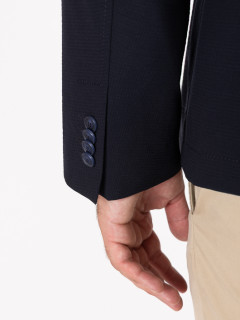 Veste Seersucker Bugatti Grande Taille marine homme grande taille - Capelstore